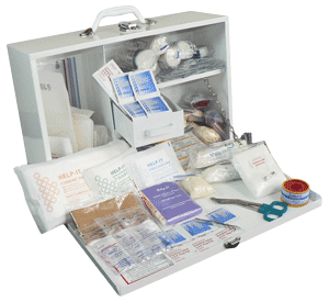 First Aid Kit Industrial Metal Box