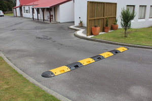 Permanent Speed Hump - mid section. Height 75mm