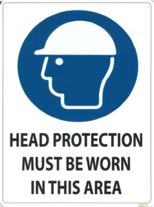 Head Protection Sign